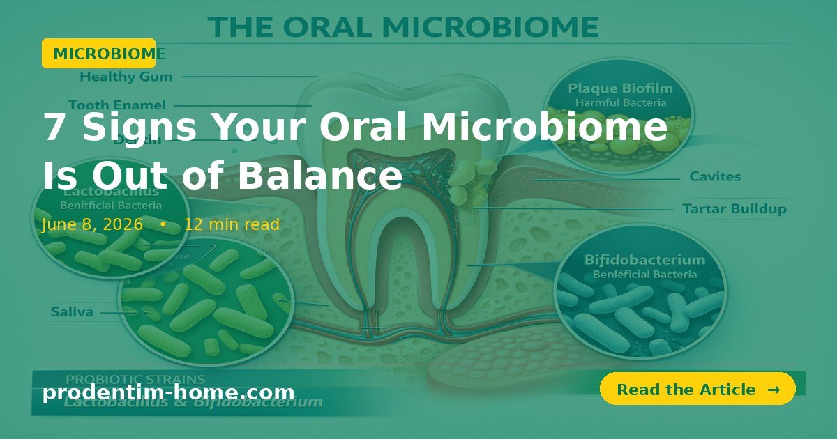 7 signs your oral microbiome is out of balance