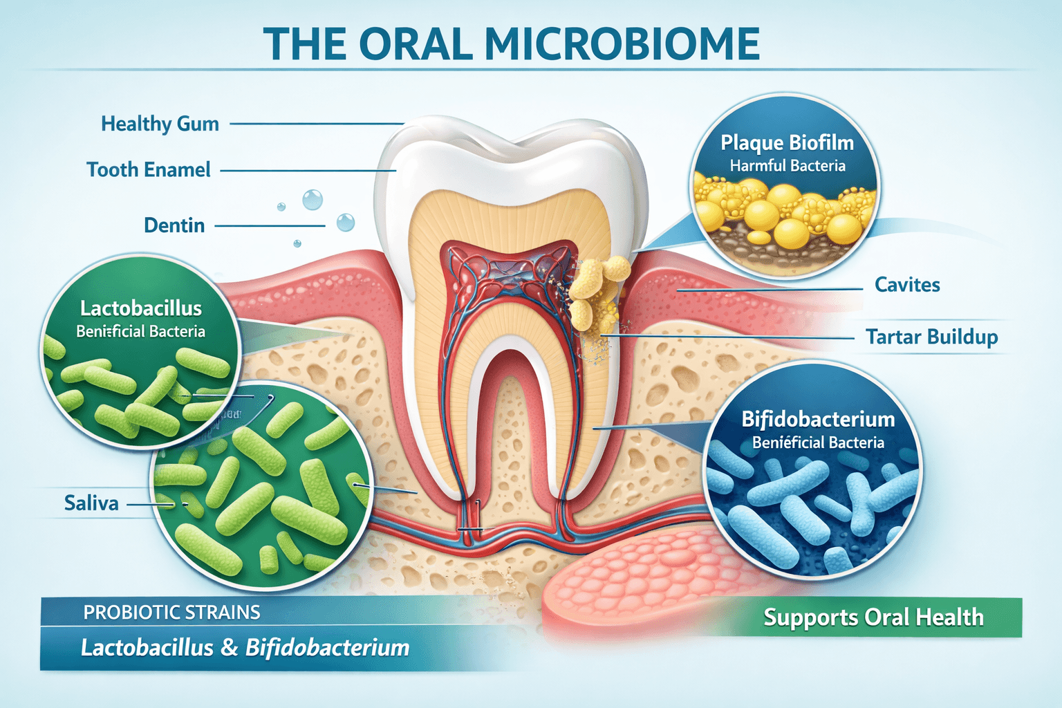 Comprehensive guide to oral probiotics and microbiome
