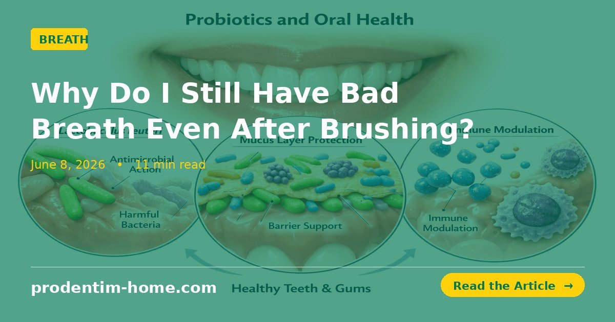 Why do I still have bad breath even after brushing my teeth